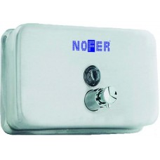 Dozator de sapun lichid orizontal Inox satin 